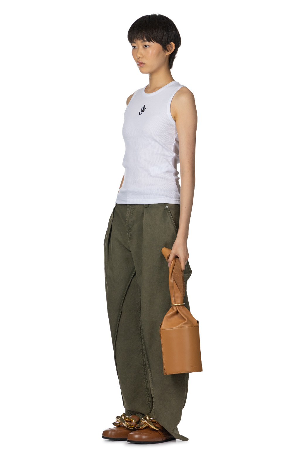 JW Anderson - Anchor Embroidery Vest - White